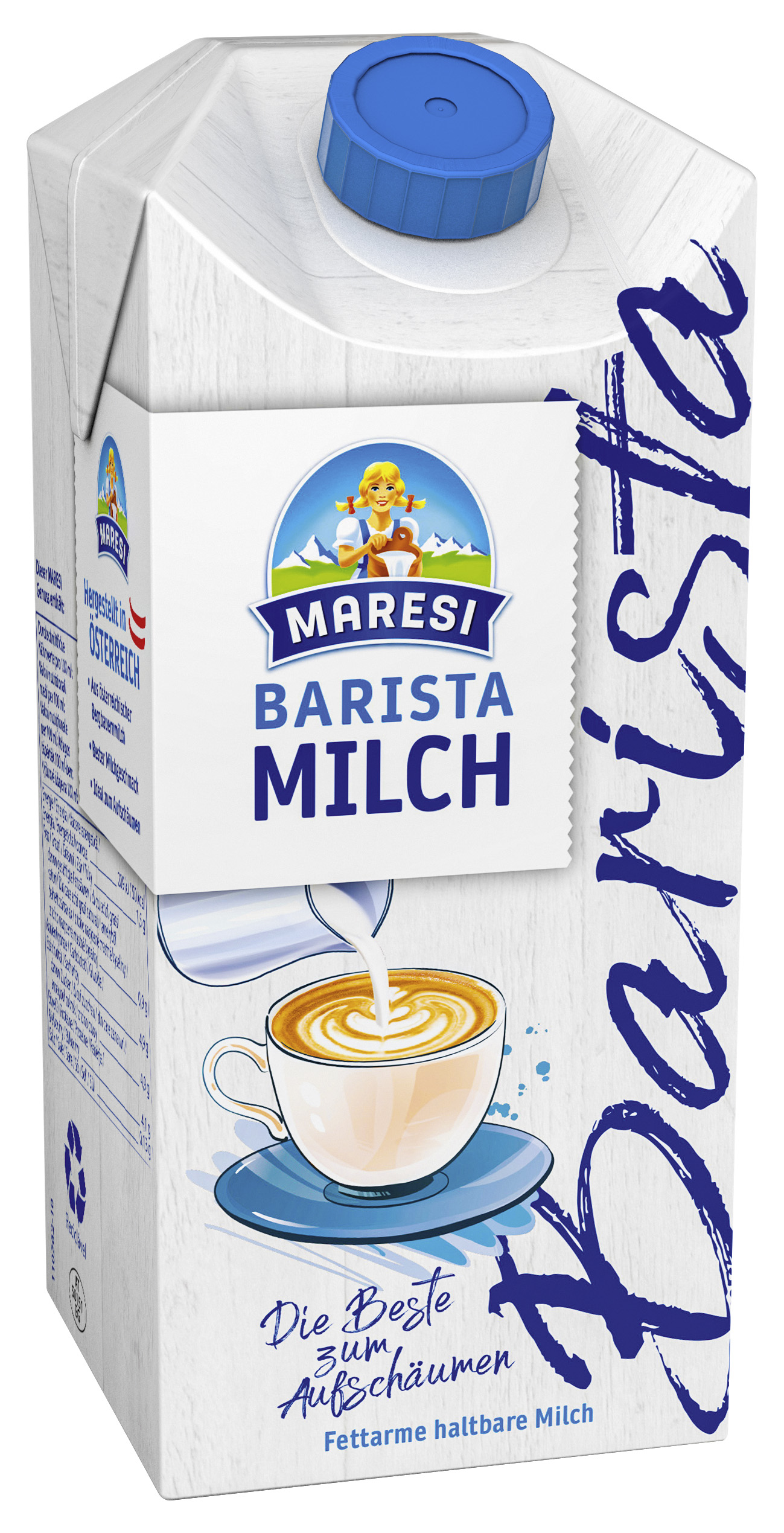Maresi Barista Milch – perfekt zum Aufschäumen