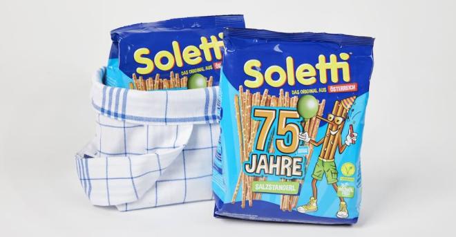Die exklusive Soletti-Leinentasche wurde vom Wiener Design-Label Palla Vienna entworfen.