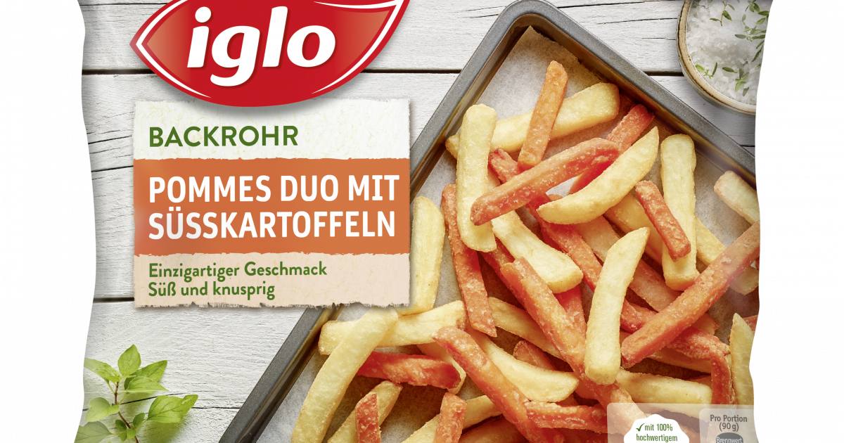 Iglo Pommes Duo Mit Susskartoffeln