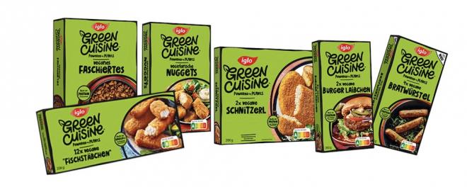 iglo Green Cuisine Fleischersatz-Produkte