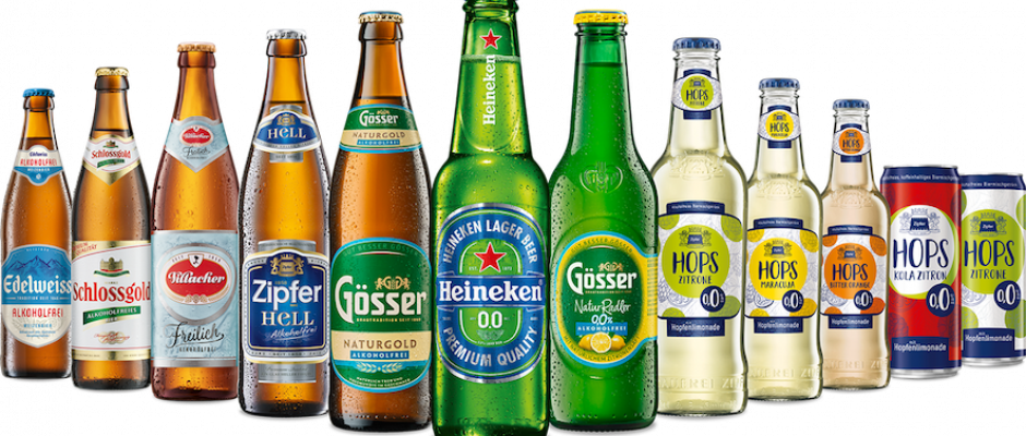 Die alkoholfreien Produkte der Brau Union bieten Biergenuss ohne Promille.