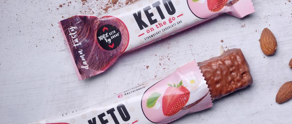 KETO on the go Strawberry Chocolate 