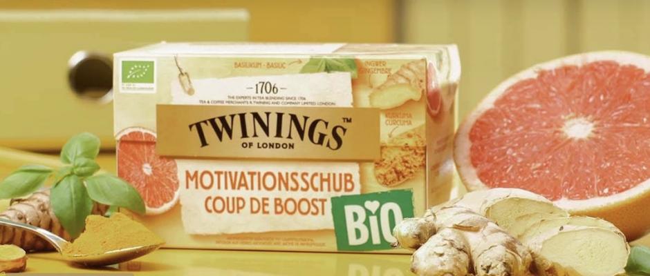 Twinings Bio-Tee Motivationsschub