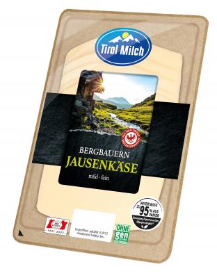 Tirol Milch Käsescheiben in nachhaltiger Karton-Verpackung