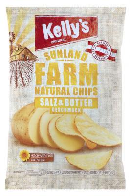 Kelly’s Sunland Farm Natural Chips Salz & Butter