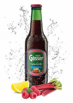 Gösser NaturRadler 0,0% Himbeer-Rhabarber