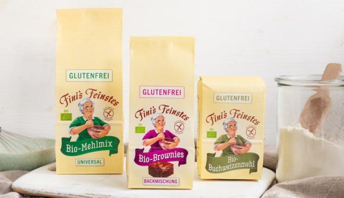Fini’s Feinstes bietet jetzt erstmals auch glutenfreie Mehle in Bio-Qualität zum Kochen und Backen an. 