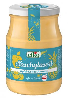 efko Naschglaserl Apfel-Kokos-Ananas