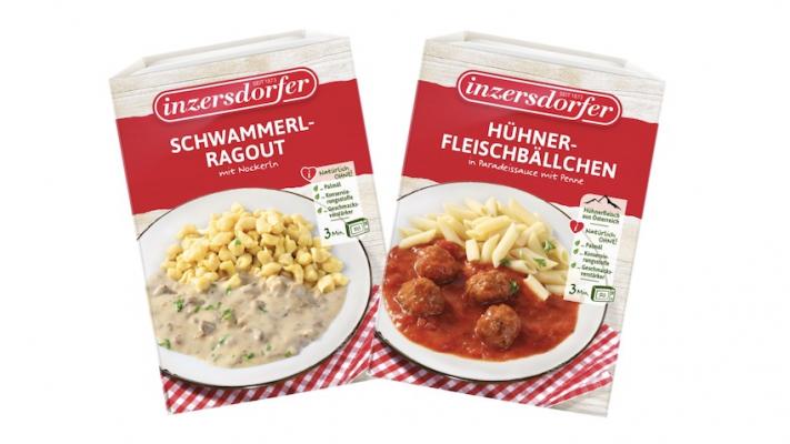 inzersdorfer Schwammerl-Ragout & Hühner-Fleischbällchen
