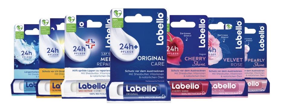 Labello hat seine bewährten Lippenpflege-Stifte auf hochwirksame natürliche Inhaltsstoffe umgestellt.
