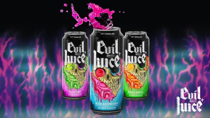 Rauch präsentiert mit Evil+Juice eine wilde Geschmacksexplosion, die alles andere als Mainstream ist.