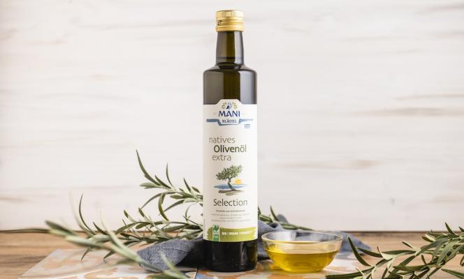 Reinsortige Koroneiki-Oliven aus dem Süden Griechenlands verleihen diesem extra nativen Bio-Olivenöl seinen fruchtig-aromatischen Geschmack.