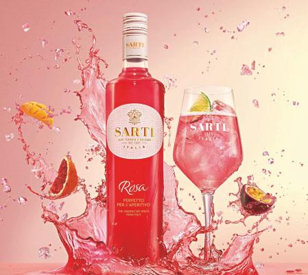 Sarti Rosa ist eine frisch-fruchtige Ergänzung des italienischen Aperitif-Portfolios von Campari.