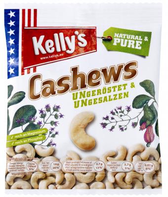 Kellys Cashews ungeröstet und ungesalzen