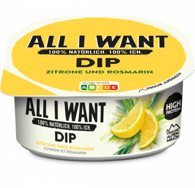 All I want Dip Zitrone und Rosmarin