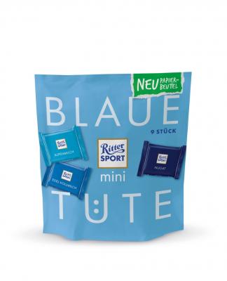 Ritter Sport mini Blaue Tüte