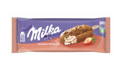 Milka Strawberry Cheesecake Eis