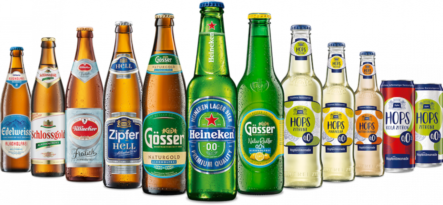 Die alkoholfreien Produkte der Brau Union bieten Biergenuss ohne Promille.