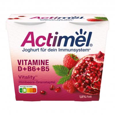 Actimel Joghurt für dein Immunsystem Himbeere-Granatapfel
