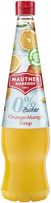 Mautner Markhof 0% Zucker Orange-Mango Sirup