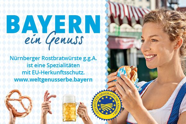 Feiern wie die Bayern - mit original bayerischem Bier und zünftigen regionalen Schmankerln.
