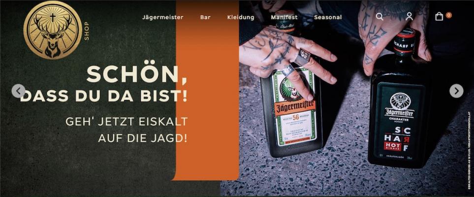 Jägermeister eröffnet das digitale Jagdrevier und startet in Österreich mit einem neuen Online-Shop.