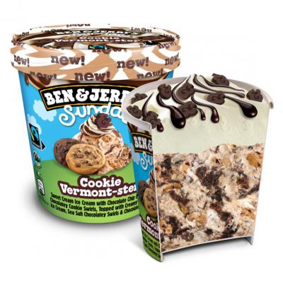 Ben & Jerry ́s Sundae Cookie Vermont-ster