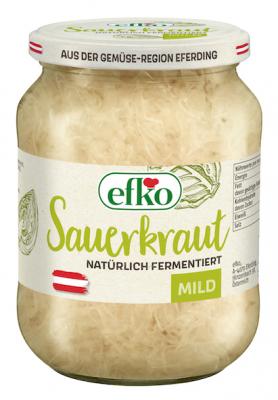 efko Sauerkraut im Glas