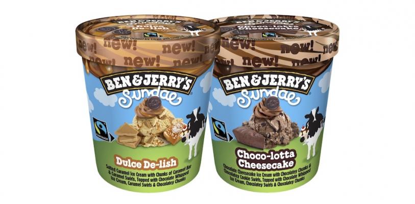 Ben & Jerry’s Sundae Dulce De-lish & Choco-lotta Cheesecake