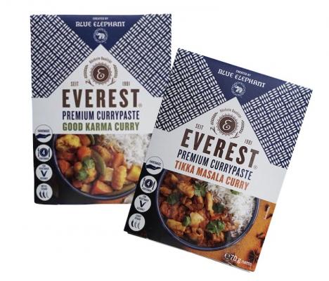 Everest Premium Currypaste Tikka Masala Curry & Good Karma Curry