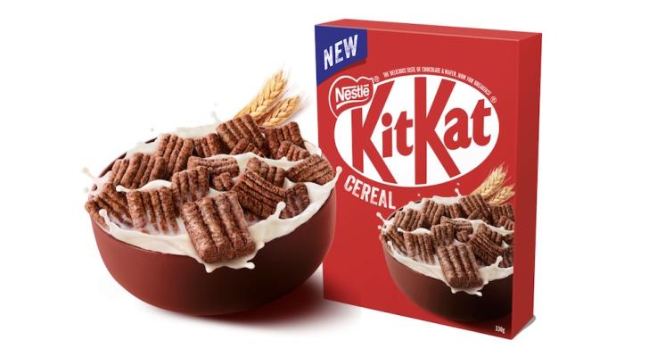 Getreu dem Motto „Have a Break, have a KitKat“ versprechen die neuen KitKat Frühstücks-Cerealien einen guten Start in den Tag.