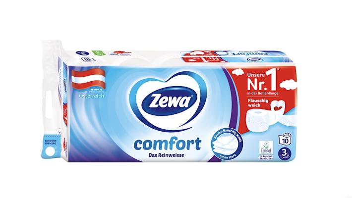 Zewa Comfort Das Reinweisse